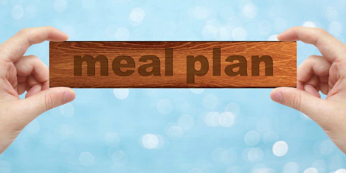 Meal Plan Sample for One Week